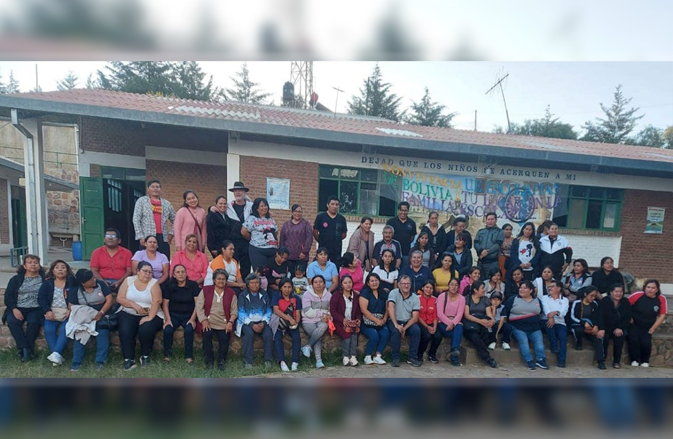 Encontro do professorado em Anzaldo - Bolívia